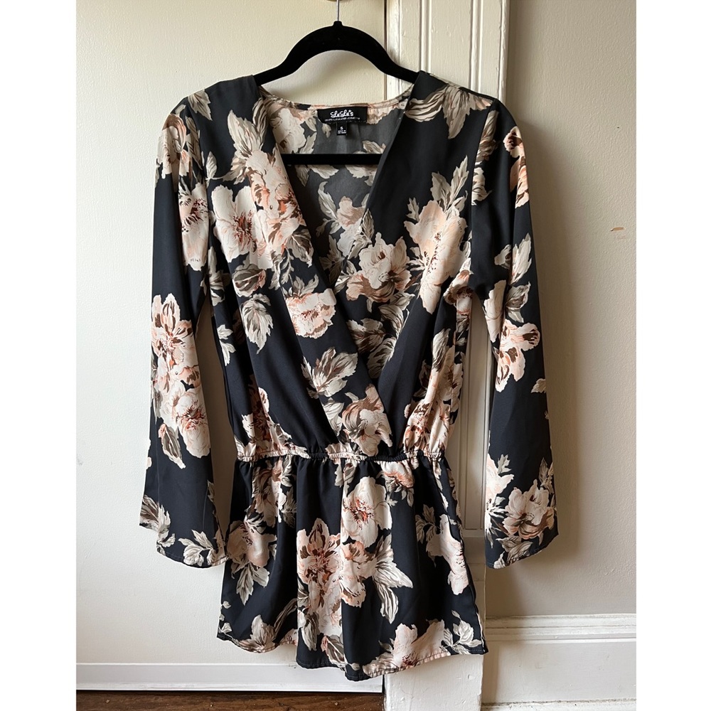 Lulu's Floral Romper